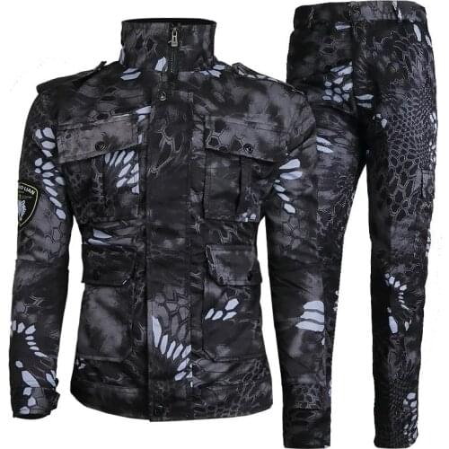 Military enthusiasts tactical equipment camouflage summer hunting thin men outdoor leisure suit