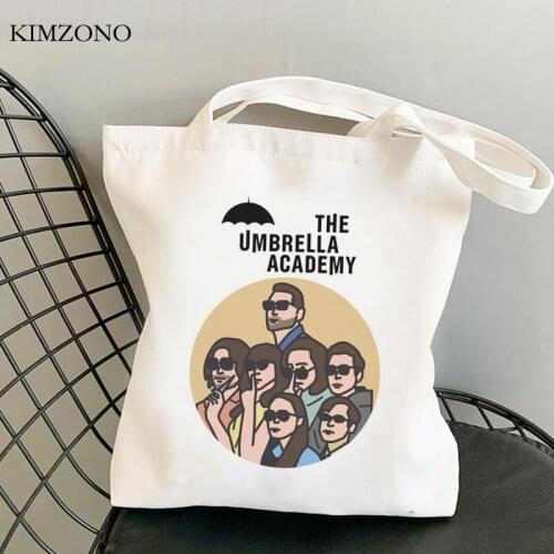The Umbrella Academy shopping bag cotton bolsas de tela recycle bag eco jute bag bag bolsa compra boodschappentas sac toile