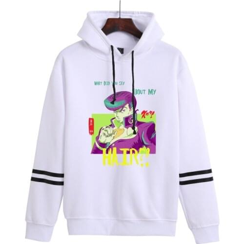 Cosplay JoJo Bizarre Adventure Hoodie Japanese Anime Men/women Sweatshirt Harajuku Hip Hop Vintage Clothes Casual Hooded