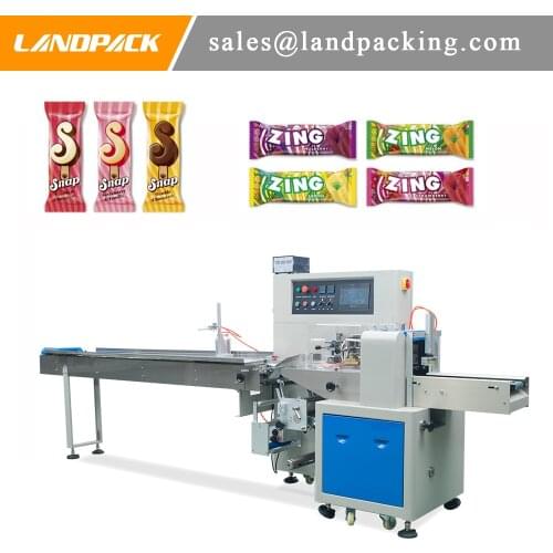 Popsicle Ice Cream Pillow Type Flow Packaging Machine