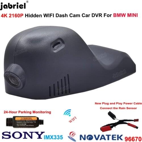 For BMW MINI JCW F54 F56 F57 2015-2022 For BMW MINI Countryman CLUBMAN F56 F55 F54 F57 F60 2018-2022 4K Dash Cam Car DVR Camera