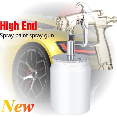 W-101 High Quality Pneumatic Spray Gun High Pressure Spray Gun Stainless Steel Nozzle Gun Body Nickel Plated 1.3 1.5 1.8