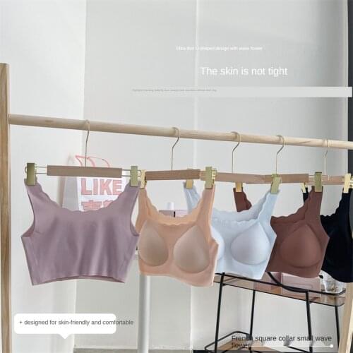 Sexy Deep U Bras For Women Push Up Lingerie Seamless Wireless Bralette Fashion Comfortable Brassiere Female Underwear Intimate