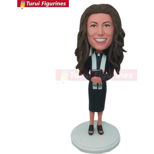 Female Priest Female Pastor Female Minister Female Reverend Female Rev Female Wedding Officiant Personalized Gift Custom Bobble