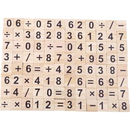 100 PCS Wooden English Alphabet Puzzle Toy Develop Baby Intelligent DIY Numbers Letters Puzzle Early Education Toy For Children