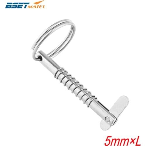 5mm BSET MATEL Marine Grade 316 Stainless Steel Quick Release Pin for Boat Bimini Top Deck Hinge Marine hardware Boat