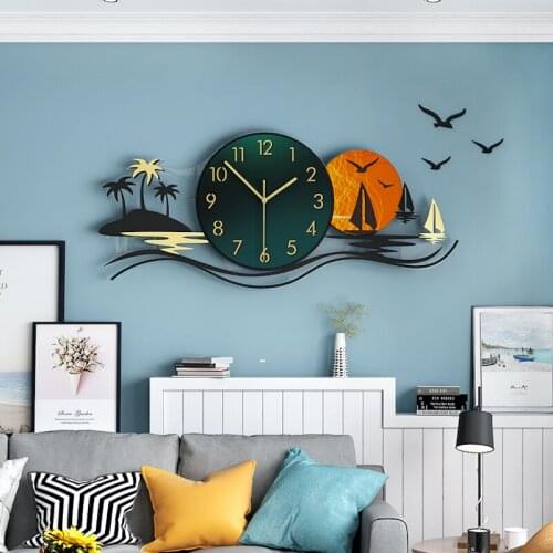 Acrylic wall clocks modern design Home decor 3D wall clock Wall stickers Living room decoration wall digital clock my melody