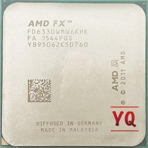 AMD FX-Series FX-6330 FX 6330 3.6 GHz Six-Core CPU Processor 95W FD6330WMW6KHK Socket AM3
