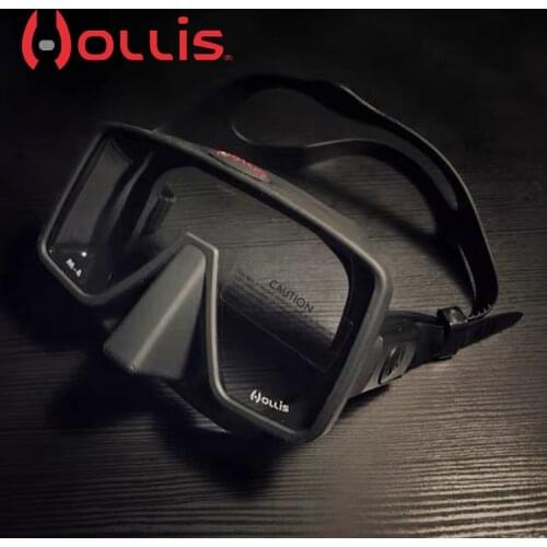 Hollis M4 Diving Mask Low Profile Soft Silicone Skirt Scuba Diving Freediving Snorkeling Tech Diving Equipment