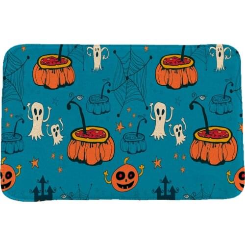 Halloween Rug Creative 3D Printing Carpets and Rugs for Bedroom Living Room Carpet Kitchen Bathroom Anti-Slip Floor Mats