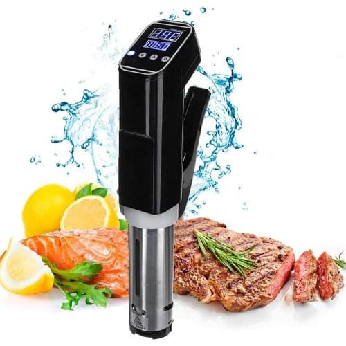 IPX7 Waterproof Sous Vide 2000W Thermal Immersion Circulator Vacuum Slow Cooker with LCD Digital Timer Accurate Control 110/220V