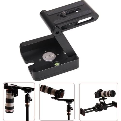 Professional Camera Flex Tripod Z Pan & Tilt Aluminum Folding Z Tripod BRACKET Head Solution Photography Studio