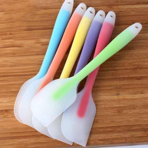 Silicone Baking Pastry Scraper Spatula Non-Stick Cake Scraper Cream Butter Spatula Heat-Resistant Kitchen Baking Pastry Tools