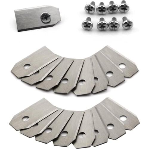 Lawn Mower Replacement Blade Stainless Steel Silver for Gold 30 Pcs For Husqvama for WORX LANDROID Titanium Electroplating 2021