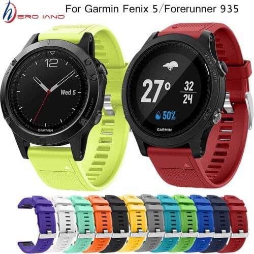 Replacement Silicagel Quick Release Kit Band wrist strap watch band bracelet wristband for Garmin Forerunner 935/Garmin fenix 5