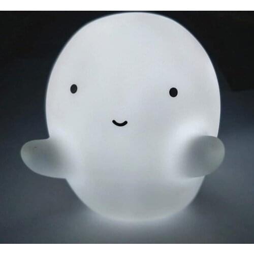 Halloween Cute Ghost Design Luminous LED Lamp Holiday Party Kid Gift Night Light Decorative Light Battery Operated Children