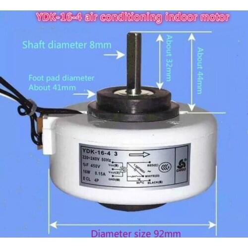 Air-conditioned indoor motor Axial fan Indoor hanging fan YDK-16-4 PG stepless speed change fan motor ac motor