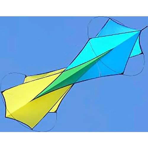 Fun factory beach classic toys flying colorful sport 3d nylon kites three-dimensional weifang delta kite carbon kite rainbow bar