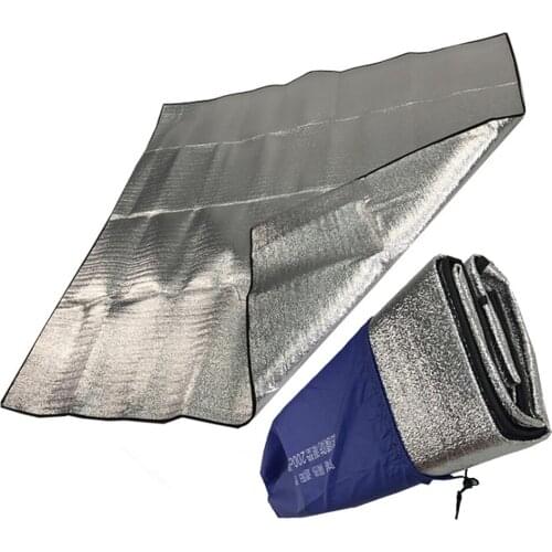 Tent Moisture-proof Mat Outdoor Waterproof Beach Mat Moisture-proof Camp Aluminum Film Pad Crawling Insulated Sleeping Cushion