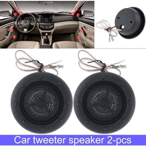 1Pair 150W Durable Universal High Efficiency Mini Half-Dome Car Tweeter Speakers for Car Audio System