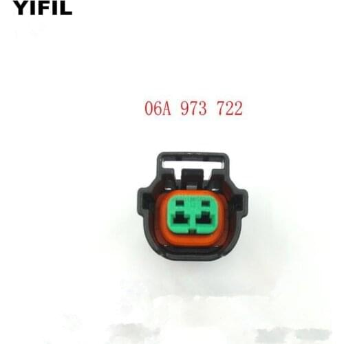 5/10/20/50pcs/lot OEM Quality 2 Pin/Way Fuel injector Plug Connector Housing For AUDI A6 C5 VWSkoda VAG 06A 973 722