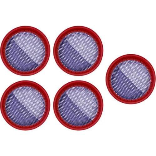 5Pcs for Dibea D18 D008Pro Handheld Vacuum Cleaner Round Washable Filter Filter Vacuum Cleaner Filter