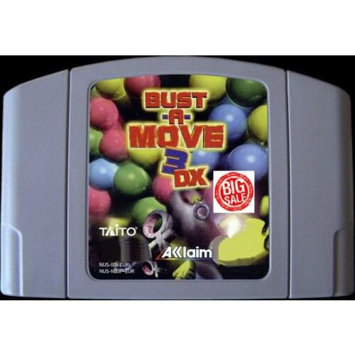 64 Bit Games ** Bust-A-Move 3 DX ( English PAL Version!! )