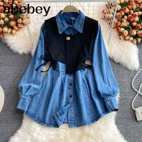 Женские джинсовые рубашки Abebey China At AliExpress