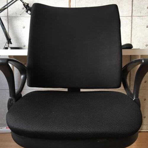 Custog X-LARGE Memory Foam Pillow Seat Cushion Waist Support Back Cushion For Office Chair Orthopedic HealthCare Pad Customize