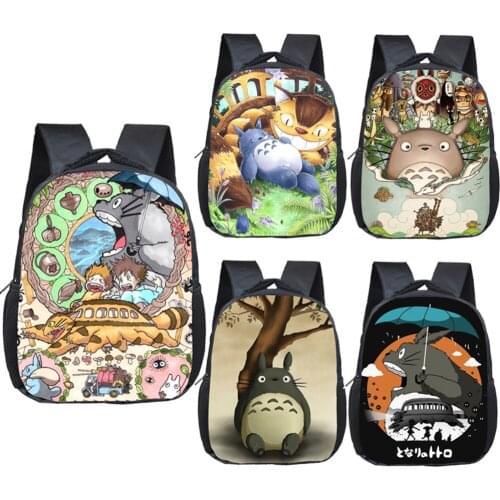 Anime Totoro backpack children school bags boys girls cartoon kindergarten backpack kids toddler bags bookbag gift