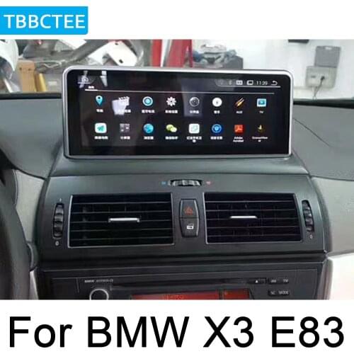 For BMW X3 E83 2003~2010 Car multimedia Android Auto radio Car Radio GPS player Bluetooth WiFi Mirror link Navi Map