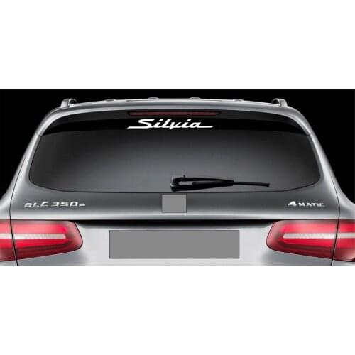 For Rear Window Sticker fits Nissan Silvia Vinyl Decal Emblem Logo RW61