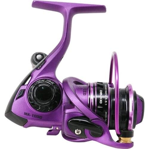 Spinning Reels 5.5:1 High Speed Gear Ratio, Carbon Frame and Aluminum Alloy Handle, 5+1 BB,For Freshwater and Saltwater Fishing