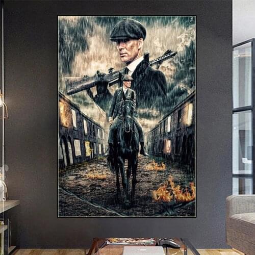 Peaky Blinders Figure Posters Season TV Show Series Canvas Painting Prints Wall Art Picture Living Room Home Cuadros Decoration