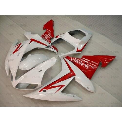 Bodywork for YZF1000 R1 2003 for YAMAHA YZFR1 Abs Fairing 02 YZF R1 Fairing Kits 2002 - 2003 White Red