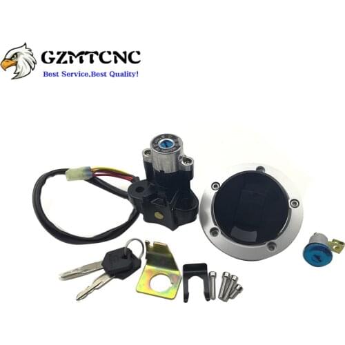 Motorcycle Lockset Ignition Key Switch Fuel Gas Cap Lock Key For SUZUKI GSXR750 GSXR1000 DL 650 1000 SFV650 SV650 V-Strom SV1000