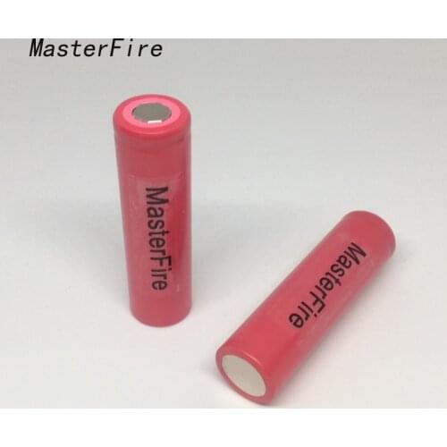 MasterFire 2pcs/lot Orignal Battery For Sanyo UR18650w2 3.7V Rechargeable Lithium-Ion 1500mAh 18650 Flashlight Batteries Cell