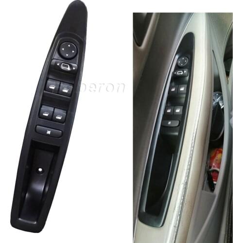 Front Left Electric Power Window Control Switch Window Regulator Button Panel Black For Citroen C4