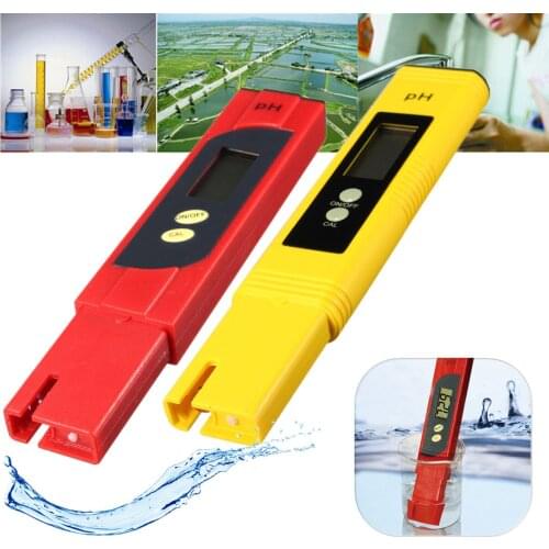 LCD Protable Auto Calibration Mini Digital Pocket Pen Type PH Meter Tester Aquarium Hydroponic Pool Water Wine Urine Pen Monitor