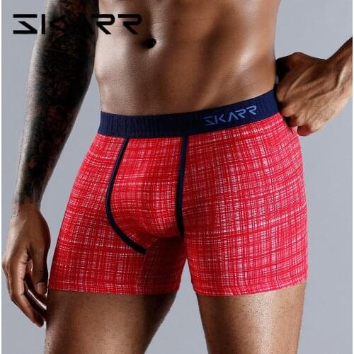 Mens Panties With Print Cotton Sexy Boy Boxer Underwear Gay Boxershorts Underpants Seamless Male Shorts Family Erotic Lingerie