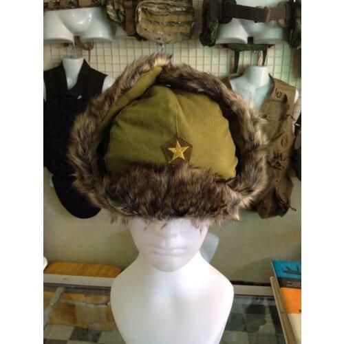 WWII JAPANESE MILITARY ARMY SOLDIER HAT ANTI COLD WINTER OFFICER CAP UNIFORM armyshop2008