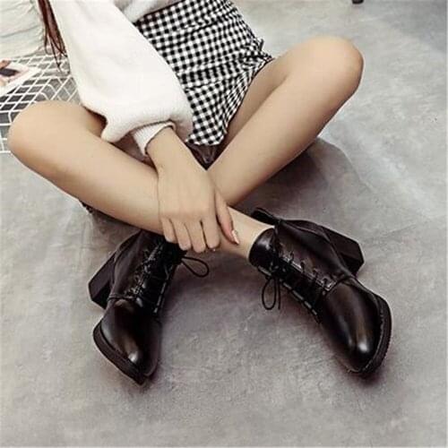 High-heeled boots womens 2018 autumn and winter new sexy pointed boots with short tube ladies boots thick with Martin boots