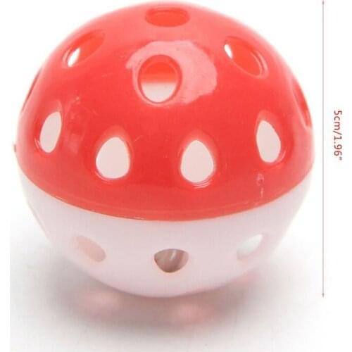 1pcs Pet Parrot Toy Bird Hollow Bell Ball For Parakeet Cockatiel Chew Fun Cage Toys #4