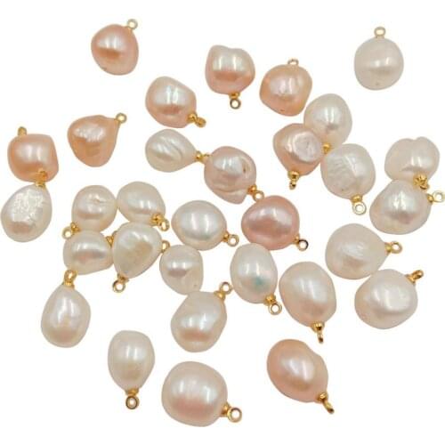 10 PCS /LOT 100% Nature freshwater loose pearl with baroque shape, big baroque shape pearl with hanging ,DIY PEARL BEADS