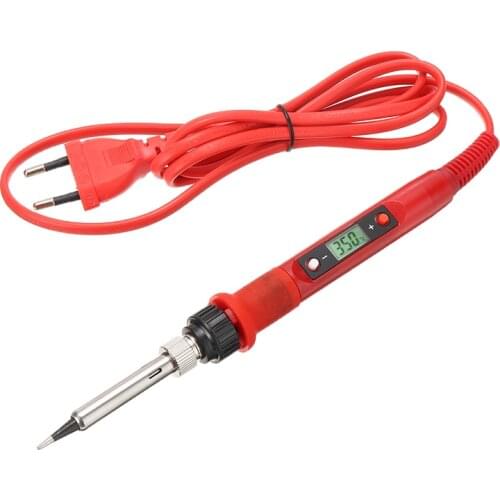 220V 80W LCD Adjustable Temperature Electric Soldering Iron Welding Solder Rework Station Heat Pencil Repair Tool