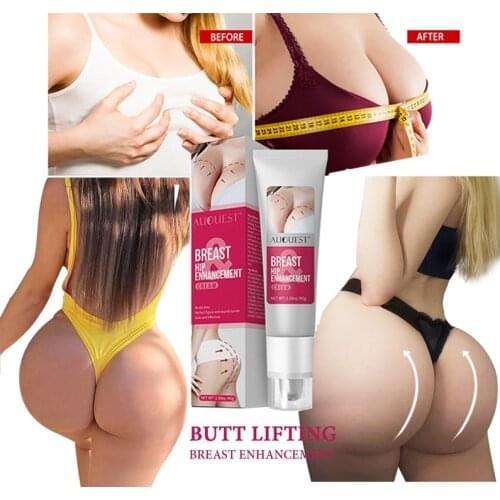 3pcs AUQUEST Breast Butt Enhancer Skin Firming and Lifting Body Cream Fast Growth Butt enlargement cream Body Care for Women 45g