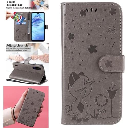 Flower Shell Cases For telefoon Xiaomi 9 Lite Geometric PU Leather Wallet Phone Cover sFor Estojo funda CC9E A3 Pro CC9 CC Capa