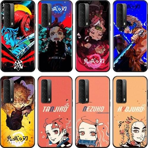 Anime Demon Slayer Kimetsu no Yaiba For Huawei Y9A Y9S Y9 Y8P Y8S Y7A Y7P Y7 Y6 Y6P Y6S Y5P Y5 Prime Pro 2019 2020 Phone Case
