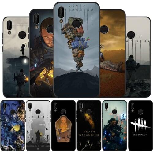 Death Stranding Black Silicone Soft Phone Case For Huawei 40 30 20 10 9 Lite Pro P smart 2019 Y6 Y6 Prime2019 Y9 2018