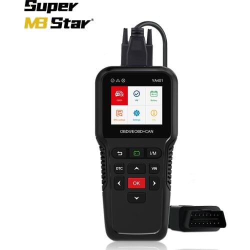 YA401 OBD2 Scanner Car Check Engine Fault Code Reader Automotive Diagnostic Scan Tool Free Update